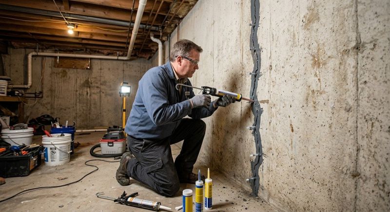 Basement Crack Repair in Daytona Beach, FL