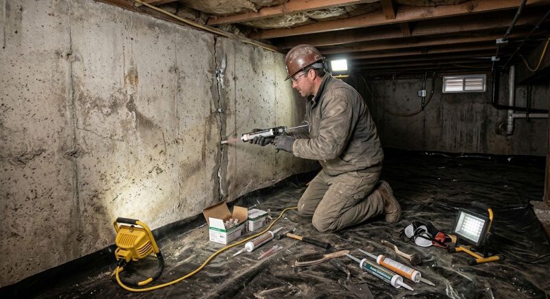 Basement Crack Repair in Daytona Beach, FL