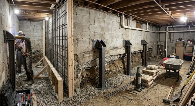 Basement Stabilization in Daytona Beach, FL