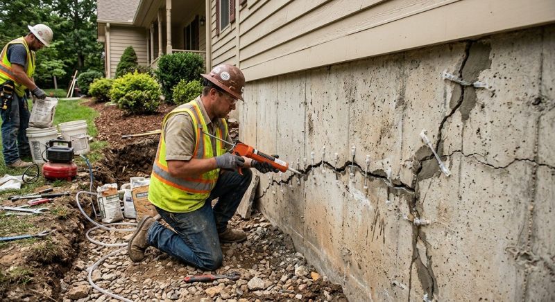 Cracked Foundation Repair in Deltona, FL