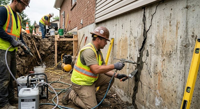 Cracked Foundation Repair in Edgewater, FL