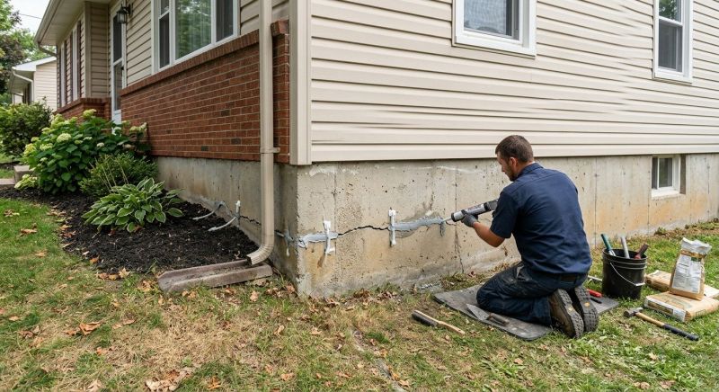 Cracked Foundation Repair in Edgewater, FL