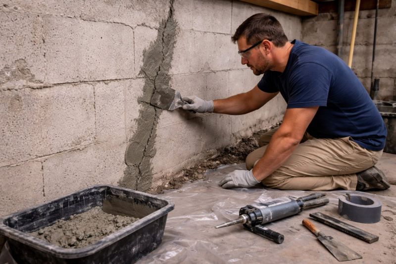 Foundation Crack Repair in Volusia County, FL