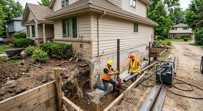 Foundation Settlement Repair in Daytona Beach, FL
