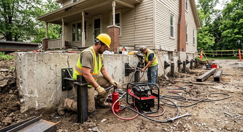 Foundation Stabilizing in Osteen, FL