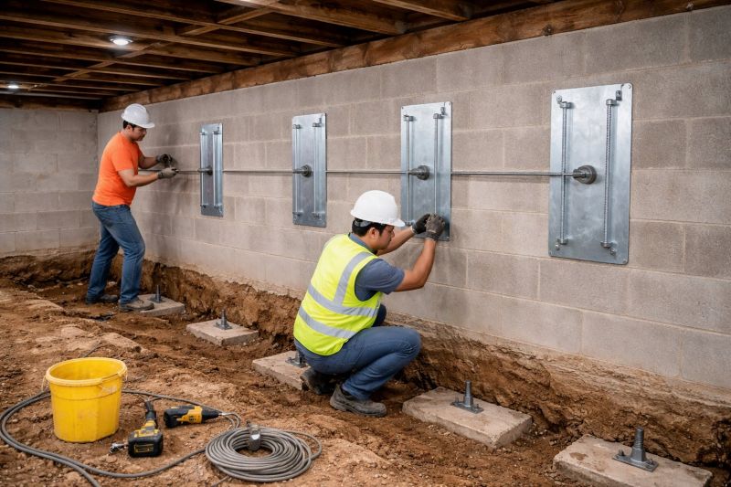 Foundation Stabilizing in Osteen, FL