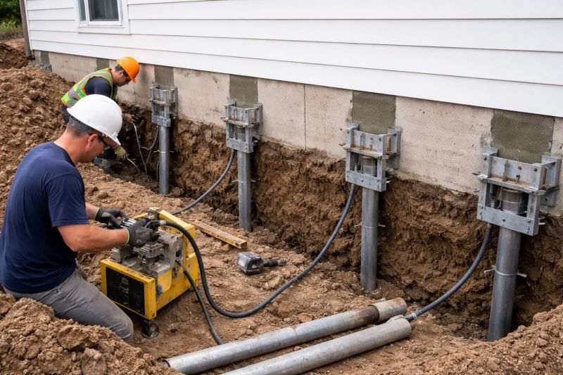 Helical Piers Installation in Daytona Beach, FL