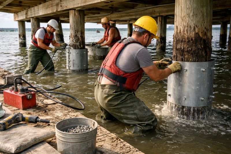 Piling Repair in New Smyrna Beach, FL
