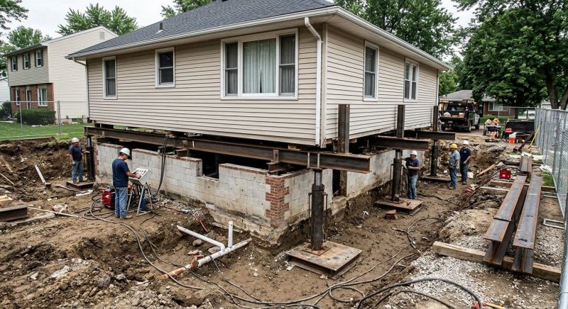 Sinking Foundation Lifting in Daytona Beach, FL