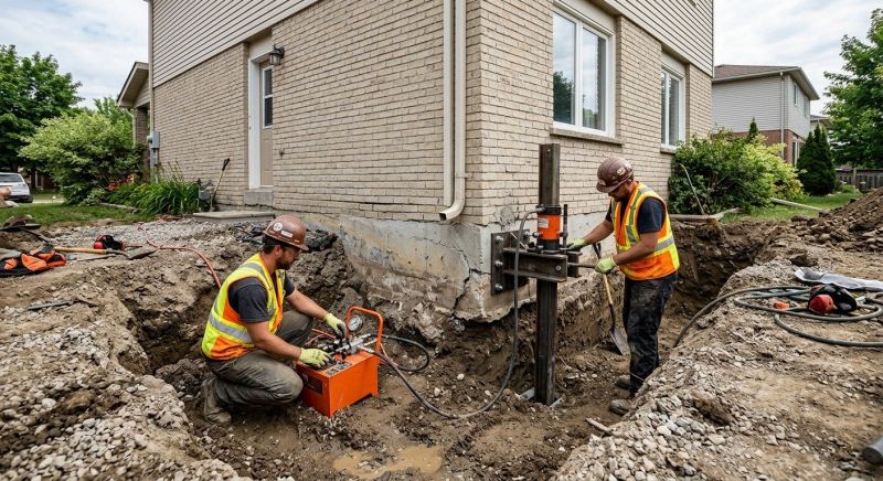 Sinking Foundation Lifting in Daytona Beach, FL