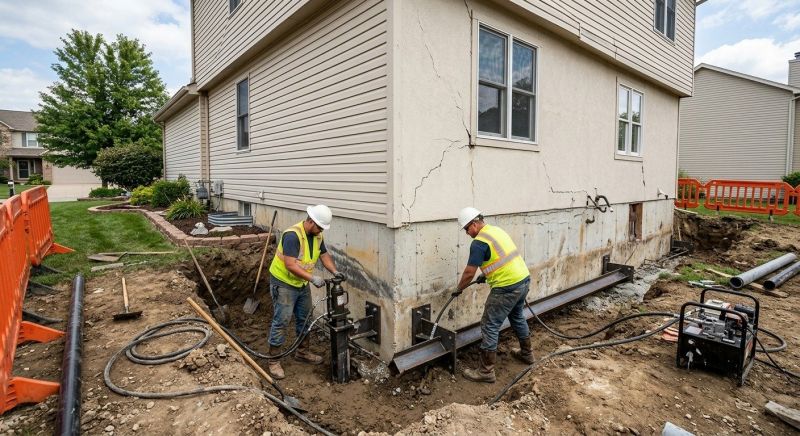 Sinking Foundation Repair in Ormond Beach, FL