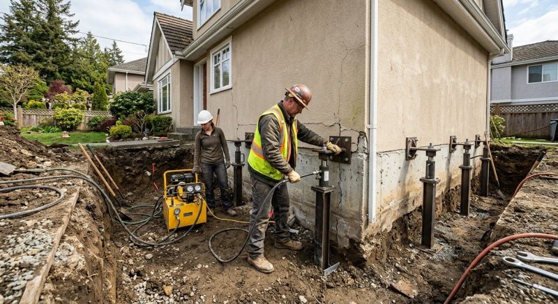 Sinking Foundation Repair in Osteen, FL