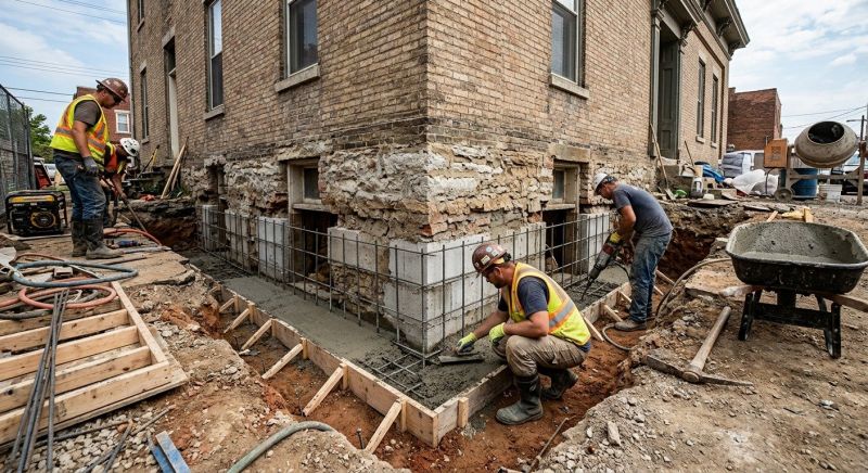 Structural Underpinning in Daytona Beach, FL